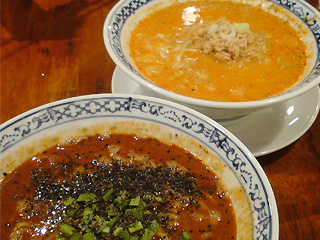 白胡麻担々麺&黒胡麻担々麺