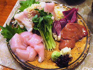 鶏刺し