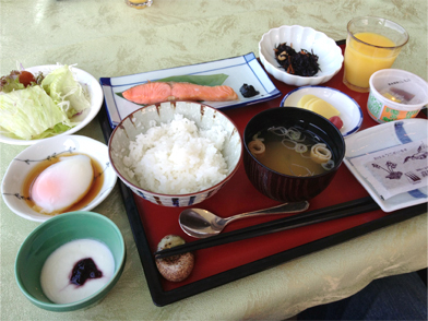 朝食@高峰高原ホテル